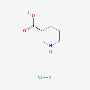 molecular formula C6H12ClNO2 B1371922 (R)-Piperidine-3-carboxylic acid hydrochloride CAS No. 885949-15-5