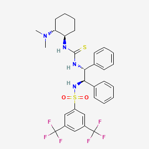 N-((1R,2R)-2-(3-((1R,2R)-2-(Dimethylamino)cyclohexyl)thioureido)-1,2-diphenylethyl)-3,5-bis(trifluoromethyl)benzenesulfonamide