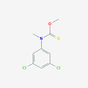 molecular formula C9H9Cl2NOS B13719270 O-Methyl N-(3,5-dichlorophenyl)-N-methylcarbamothioate 
