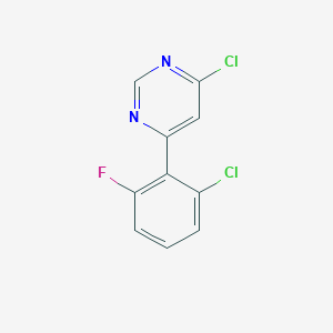4-Chloro-6-(2-chloro-6-fluorophenyl)pyrimidine
