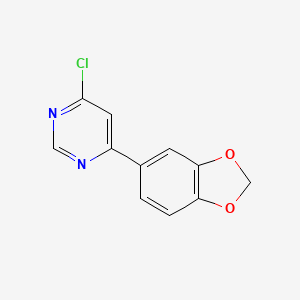 4-(Benzo[d][1,3]dioxol-5-yl)-6-chloropyrimidine