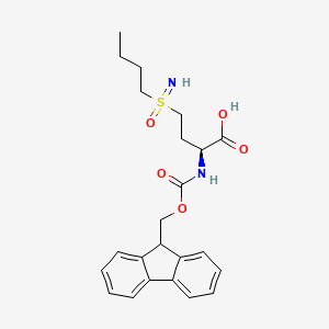molecular formula C23H28N2O5S B13719500 Fmoc-l-buthioninesulfoximine 