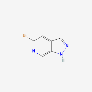 molecular formula C6H4BrN3 B1371962 5-Bromo-1H-pyrazolo[3,4-c]pyridine CAS No. 929617-35-6