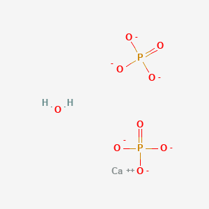 molecular formula CaH2O9P2-4 B13719658 Calcium;diphosphate;hydrate 