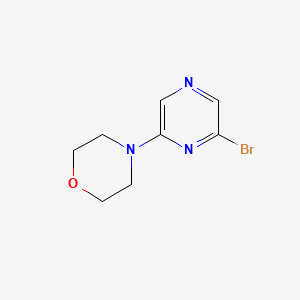 molecular formula C8H10BrN3O B1371966 4-(6-Bromopyrazin-2-yl)morpholine CAS No. 848841-62-3