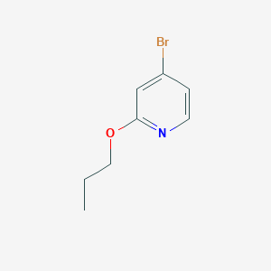molecular formula C8H10BrNO B1371967 4-Bromo-2-propoxypyridine CAS No. 1142194-49-7