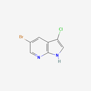 5-Bromo-3-chloro-1H-pyrrolo[2,3-b]pyridine