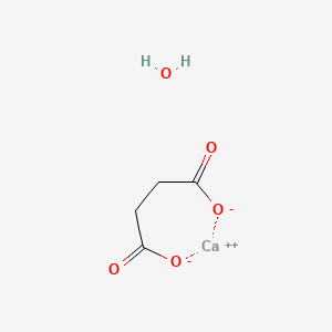molecular formula C4H6CaO5 B13719698 Calcium succinate hydrate 
