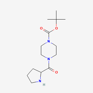Tert-butyl 4-(pyrrolidine-2-carbonyl)piperazine-1-carboxylate
