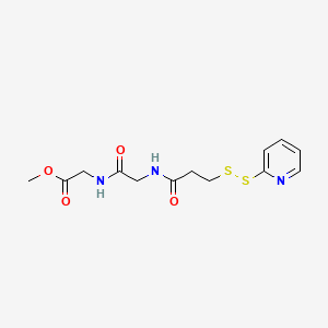 molecular formula C13H17N3O4S2 B13719732 SPDP-Gly-Gly-methoxy 