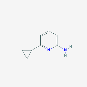 molecular formula C8H10N2 B1371983 6-Cyclopropylpyridin-2-amine CAS No. 857292-66-1
