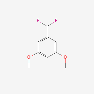 molecular formula C9H10F2O2 B13719893 1-(Difluoromethyl)-3,5-dimethoxybenzene 