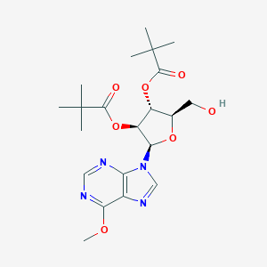 [(2R,3R,4S,5R)-4-(2,2-dimethylpropanoyloxy)-2-(hydroxymethyl)-5-(6-methoxypurin-9-yl)oxolan-3-yl] 2,2-dimethylpropanoate