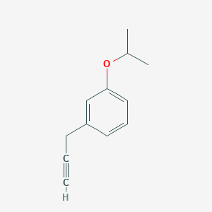 molecular formula C12H14O B13719959 1-Isopropoxy-3-prop-2-ynylbenzene 