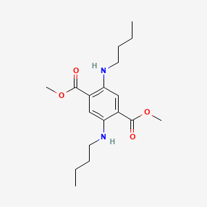 molecular formula C18H28N2O4 B13720001 Dimethyl 2,5-Bis(butylamino)terephthalate 