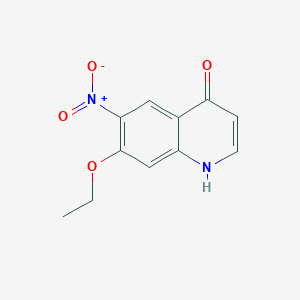 molecular formula C11H10N2O4 B13720093 7-Ethoxy-4-hydroxy-6-nitroquinoline 