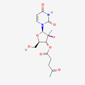 molecular formula C15H19FN2O7 B13720141 3'-O-Levulinyl-2'-deoxy-2'-fluoro 2'-C-methyluridine 