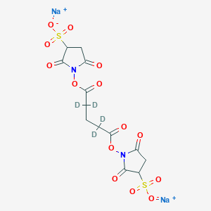 molecular formula C13H12N2Na2O14S2 B13720154 Deuterated Crosslinker BS2G-d4 