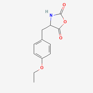 molecular formula C12H13NO4 B13720243 4-(4-Ethoxybenzyl)oxazolidine-2,5-dione 