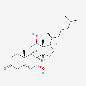 molecular formula C27H44O3 B13720262 Cholest-4-ene-7alpha,12alpha-diol-3-one 