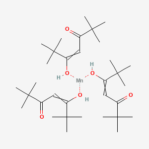molecular formula C33H60MnO6 B13720322 Tris[(2,2,6,6-tetramethyl-5-oxo-3-hepten-3-yl)oxy]manganese 