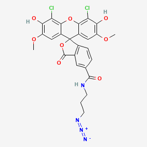 molecular formula C26H20Cl2N4O8 B13720418 JOE azide, 5-isomer 
