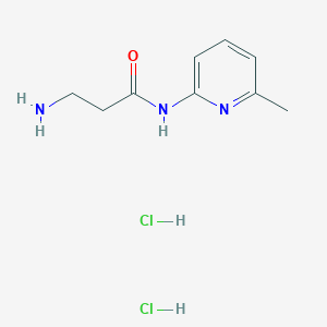 molecular formula C9H15Cl2N3O B1372059 3-amino-N-(6-methylpyridin-2-yl)propanamide dihydrochloride CAS No. 1208933-86-1