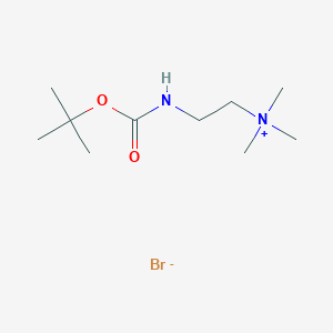 molecular formula C10H23BrN2O2 B13720946 Trimethyl (2-N-t-Butoxycarbonylamino)ethylammonium Bromide 