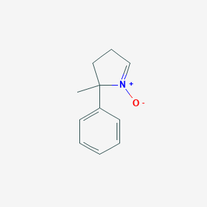 molecular formula C11H13NO B013721 5-Methyl-5-phenyl-1-pyrroline N-Oxide CAS No. 179807-10-4
