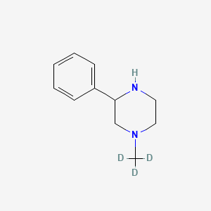 molecular formula C11H16N2 B13721026 1-Methyl-d3-3-phenylpiperazine 