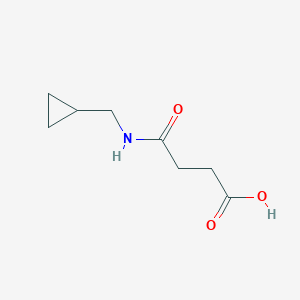molecular formula C8H13NO3 B13721164 N-(Cyclopropylmethyl)succinamidic acid 