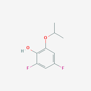 molecular formula C9H10F2O2 B13721166 2,4-Difluoro-6-isopropoxyphenol 