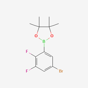 2-(5-Bromo-2,3-difluorophenyl)-4,4,5,5-tetramethyl-1,3,2-dioxaborolane