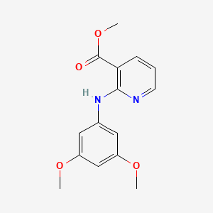 molecular formula C15H16N2O4 B13721219 Methyl-2-(3,5-dimethoxyphenylamino) nicotinate CAS No. 887578-68-9