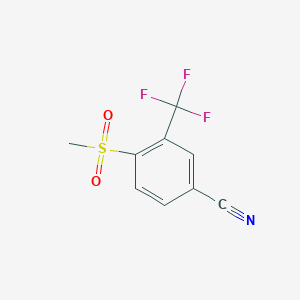 4-(Methylsulfonyl)-3-(trifluoromethyl)benzonitrile
