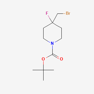 Tert-butyl 4-(bromomethyl)-4-fluoropiperidine-1-carboxylate