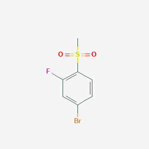4-Bromo-2-fluoro-1-(methylsulfonyl)benzene