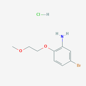 5-Bromo-2-(2-methoxyethoxy)aniline hydrochloride