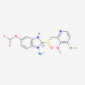 molecular formula C16H16F2N3NaO4S B13721374 Eupantol CAS No. 142678-34-0