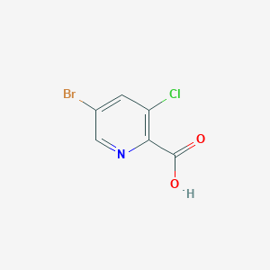 molecular formula C6H3BrClNO2 B1372138 5-Bromo-3-chloropyridine-2-carboxylic acid CAS No. 1189513-51-6