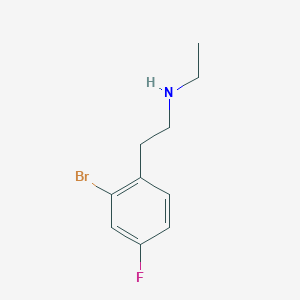 molecular formula C10H13BrFN B13721518 [2-(2-Bromo-4-fluorophenyl)ethyl](ethyl)amine 