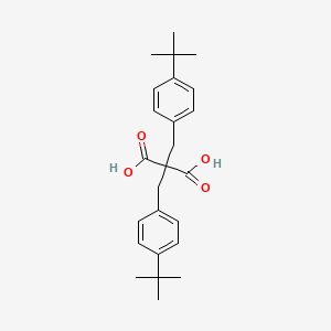molecular formula C25H32O4 B13721601 2,2-Bis[4-(tert-butyl)benzyl]malonic Acid 