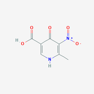 molecular formula C7H6N2O5 B13721699 4-Hydroxy-6-methyl-5-nitronicotinic acid CAS No. 86788-99-0