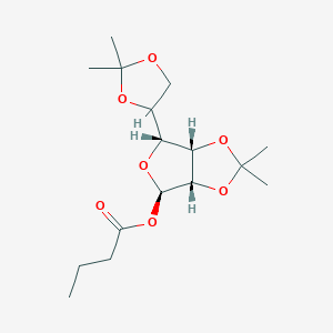 molecular formula C16H26O7 B13721805 O-n-Butanoyl-2,3,5,6-O-diisopropylidene-alpha-D-mannofuranoside 