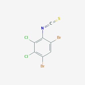 molecular formula C7HBr2Cl2NS B13721826 4,6-Dibromo-2,3-dichlorophenyl isothiocyanate 