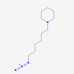 molecular formula C11H22N4 B13721878 1-(6-Azidohexyl)-piperidine 