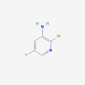 2-Bromo-5-iodopyridin-3-amine