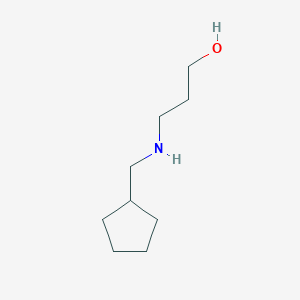 molecular formula C9H19NO B13721918 3-(Cyclopentyl-methylamino)propan-1-ol 