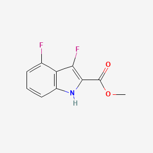 molecular formula C10H7F2NO2 B13722012 Methyl 3,4-difluoro-1H-indole-2-carboxylate 
