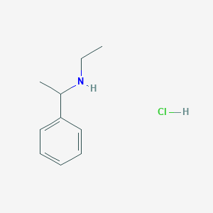 molecular formula C10H16ClN B13722037 N-Ethyl-1-phenyl-1-ethanamine hydrochloride 